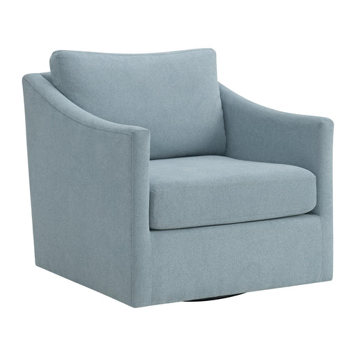 Acacia Swivel Chair in Freya Light Blue - In Home Furniture (San Antonio, TX)