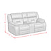 Engage Motion Loveseat with Console in Corral Grey - In Home Furniture (San Antonio, TX)