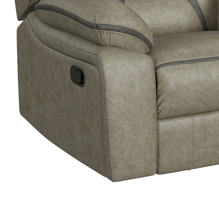 Engage Motion Recliner in Corral Grey - In Home Furniture (San Antonio, TX)