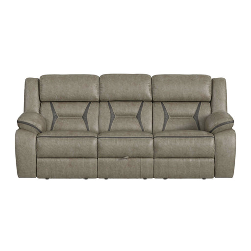 Engage Motion Sofa with DDT, Drawer and PWS in Corral Grey - In Home Furniture (San Antonio, TX)