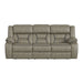 Engage Motion Sofa with DDT, Drawer and PWS in Corral Grey - In Home Furniture (San Antonio, TX)
