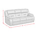 Engage Motion Sofa with DDT, Drawer and PWS in Corral Grey - In Home Furniture (San Antonio, TX)