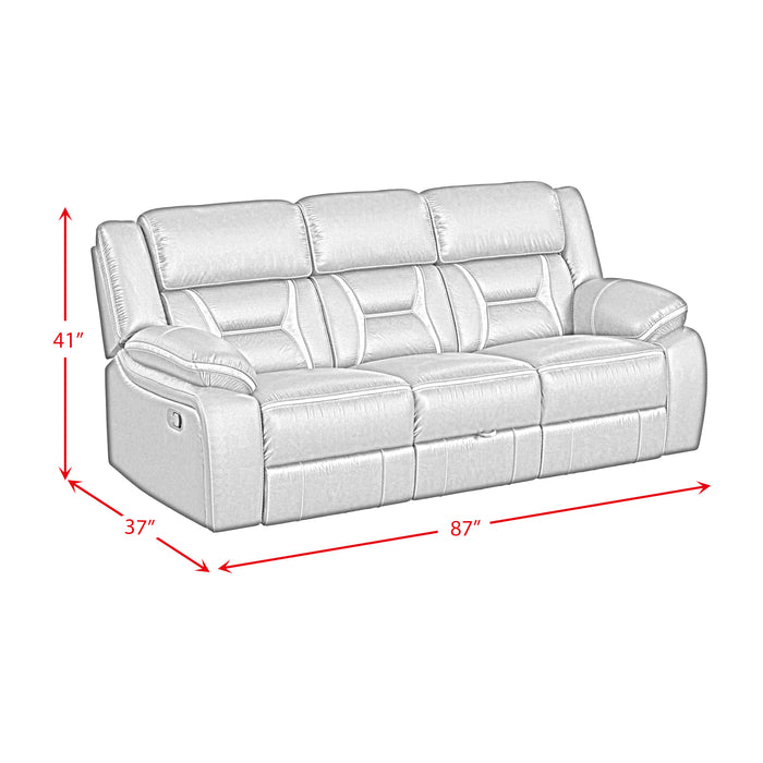 Engage 2PC Living Room Set in Corral Grey-Sofa & Loveseat