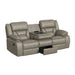 Engage Motion Sofa with DDT, Drawer and PWS in Corral Grey - In Home Furniture (San Antonio, TX)