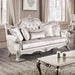Acapulco White & Espresso Sofa - In Home Furniture (San Antonio, TX)