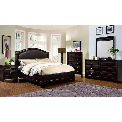 Winsor Espresso E.King Bed - In Home Furniture (San Antonio, TX)