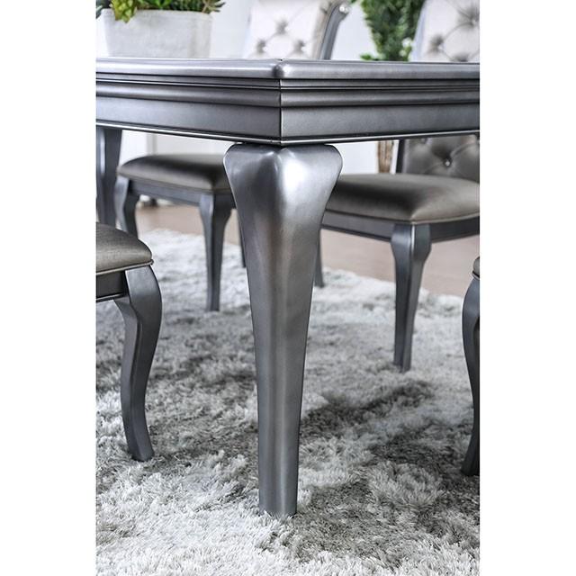 Amina Gray Dining Table - In Home Furniture (San Antonio, TX)