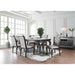 Amina Gray Dining Table - In Home Furniture (San Antonio, TX)