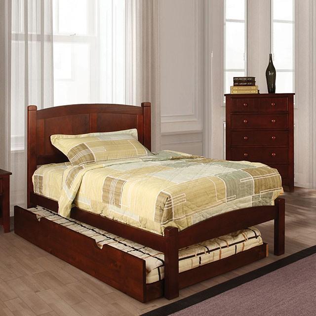 Cara Cherry Twin Bed - In Home Furniture (San Antonio, TX)