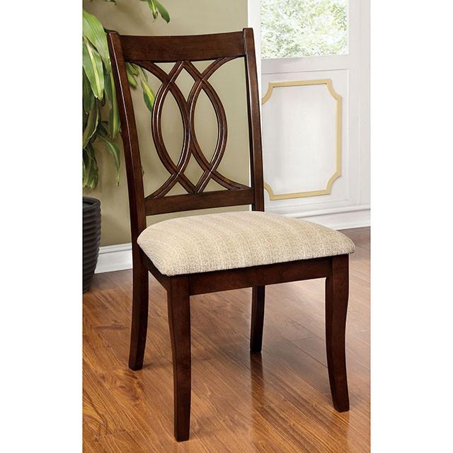 Carlisle Brown Cherry Round Dining Table - In Home Furniture (San Antonio, TX)
