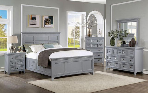 CASTLILE Queen Bed, Gray - In Home Furniture (San Antonio, TX)