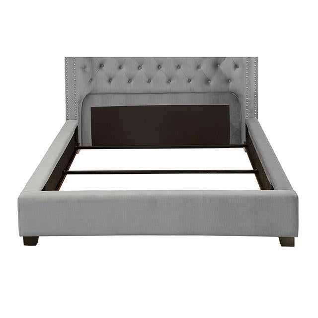 Cayla Bed Silver & Grey - In Home Furniture (San Antonio, TX)