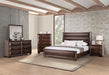 Chemnitz Bed Espresso & White - In Home Furniture (San Antonio, TX)