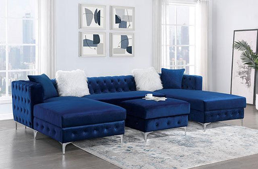 CIABATTONI Sectional, Navy - In Home Furniture (San Antonio, TX)