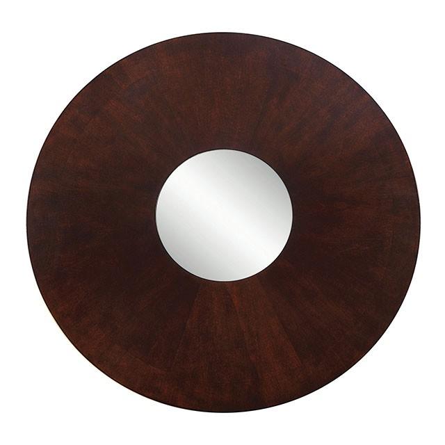 Cimma Espresso Round Dining Table - In Home Furniture (San Antonio, TX)
