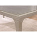 DIOCLES Silver/Gray Dining Table - In Home Furniture (San Antonio, TX)