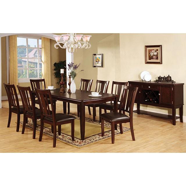 Edgewood I Espresso Dining Table - In Home Furniture (San Antonio, TX)