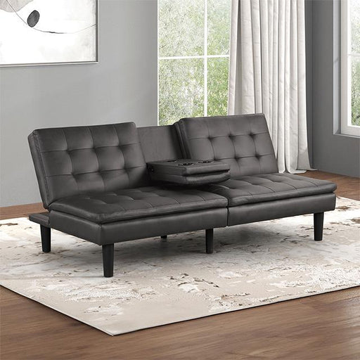 Eidsberg Futon Sofa Bed Orange, Grey, Brown, & Black - In Home Furniture (San Antonio, TX)