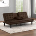 Eidsberg Futon Sofa Bed Orange, Grey, Brown, & Black - In Home Furniture (San Antonio, TX)