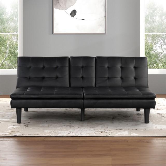Eidsberg Futon Sofa Bed Orange, Grey, Brown, & Black - In Home Furniture (San Antonio, TX)