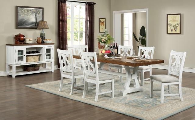 Auletta Transitional Side Chair (2/CTN) - In Home Furniture (San Antonio, TX)