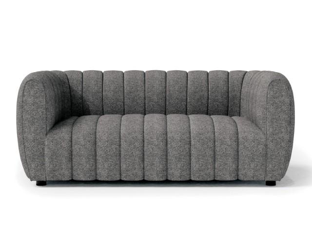 AVERSA Loveseat, Black, Gray, & White - In Home Furniture (San Antonio, TX)