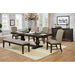 Faulk Dining Table Set with Bench - In Home Furniture (San Antonio, TX)