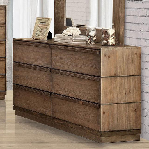 modern rustic dresser Dallas Ranch Modern Rustic Solid Wood Long Dresser With 9 Drawers