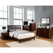 Enrico Bed Brown, Grey, & Black - In Home Furniture (San Antonio, TX)