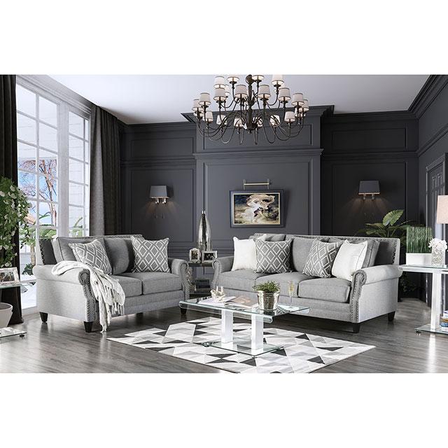 Giovanni Gray Sofa - In Home Furniture (San Antonio, TX)