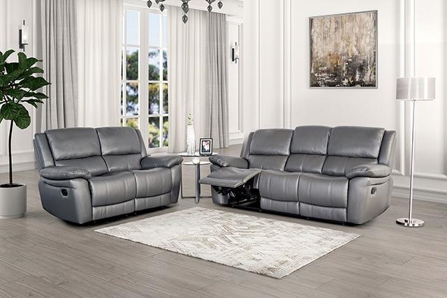 Glarus Sofa Manual Recliner - In Home Furniture (San Antonio, TX)