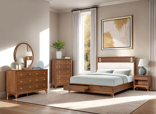 Hepburne Bed With Storage & Without Storage - In Home Furniture (San Antonio, TX)