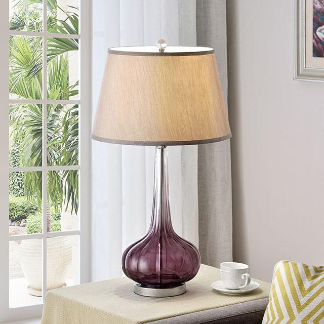 Fay Purple 30"H Table Lamp