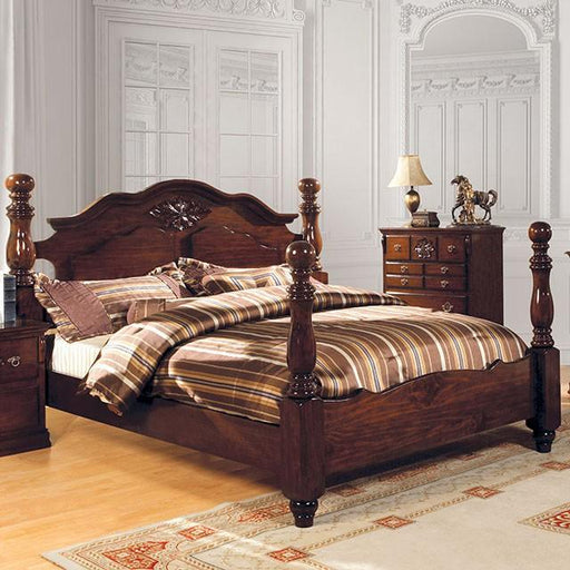 Tuscan II Glossy Dark Pine Cal.King Bed image