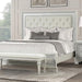 Stella Mia 4 Pc 5 Pc Queen Bedroom Set White - In Home Furniture (San Antonio, TX)