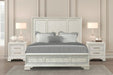 Stella Mia 4 Pc 5 Pc Queen Bedroom Set White - In Home Furniture (San Antonio, TX)