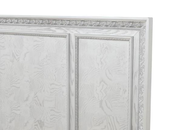 Stella Mia 4 Pc 5 Pc Queen Bedroom Set White - In Home Furniture (San Antonio, TX)