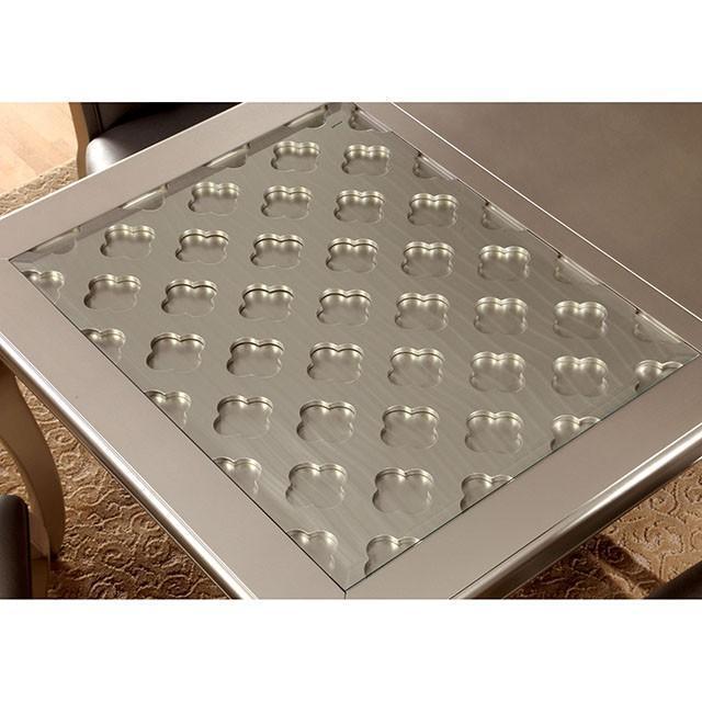 Amina Champagne Dining Table - In Home Furniture (San Antonio, TX)