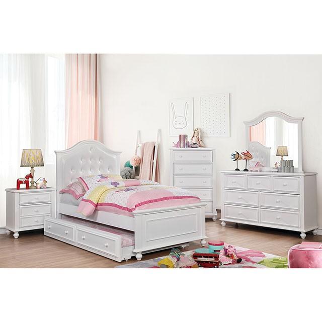 OLIVIA White Dresser - In Home Furniture (San Antonio, TX)
