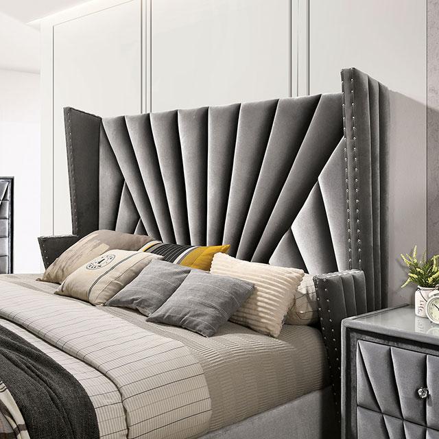CARISSA Cal.King Bed - In Home Furniture (San Antonio, TX)