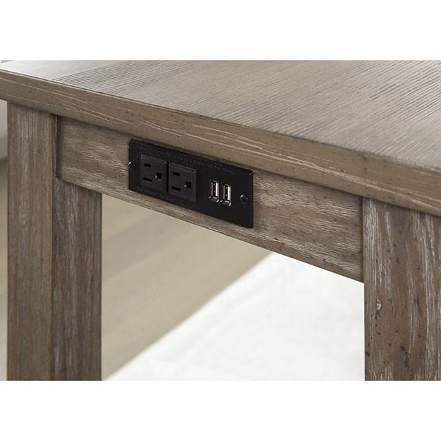 Caerleon 3 & 4 Piece Counter Ht. Set Gray & Blue - In Home Furniture (San Antonio, TX)