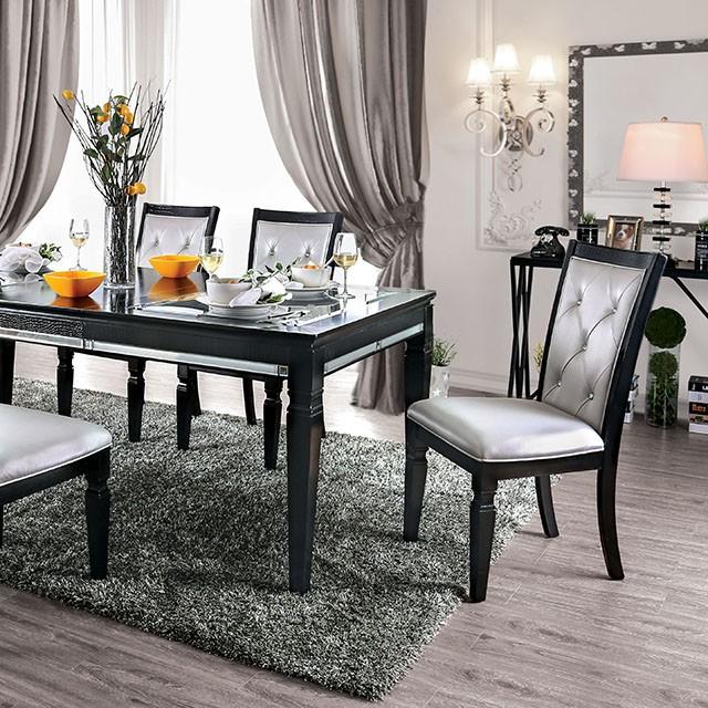 Alena 7 & 9 Pc Dining Table Set - In Home Furniture (San Antonio, TX)