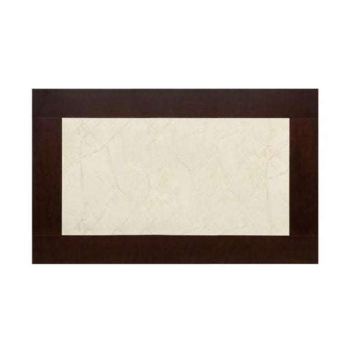 BRENT Dark Cherry/Ivory Dining Table - In Home Furniture (San Antonio, TX)