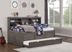 TIBALT Twin DayBed w/ Trundle, Dark Gray - In Home Furniture (San Antonio, TX)