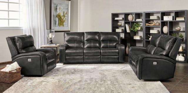 SOTERIOS Power Sofa, Charcoal - In Home Furniture (San Antonio, TX)