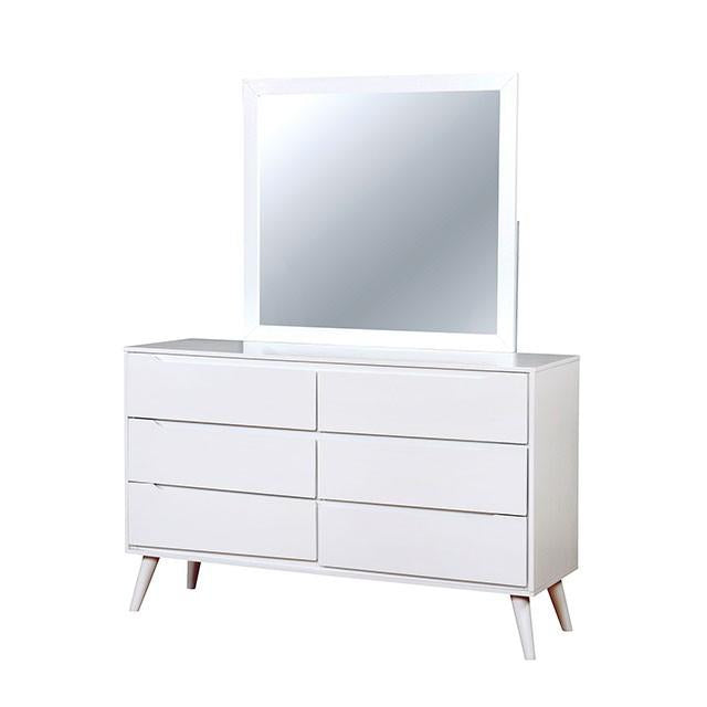 LENNART II White Mirror - In Home Furniture (San Antonio, TX)