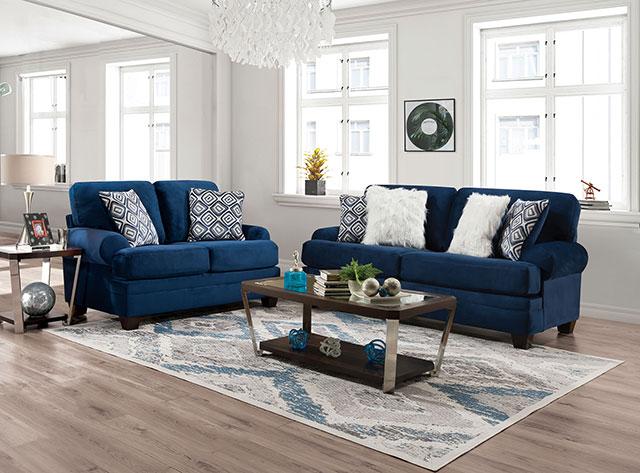 WALDSTONE Sofa, Navy - In Home Furniture (San Antonio, TX)