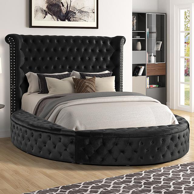 SANSOM E.King Bed, Black image