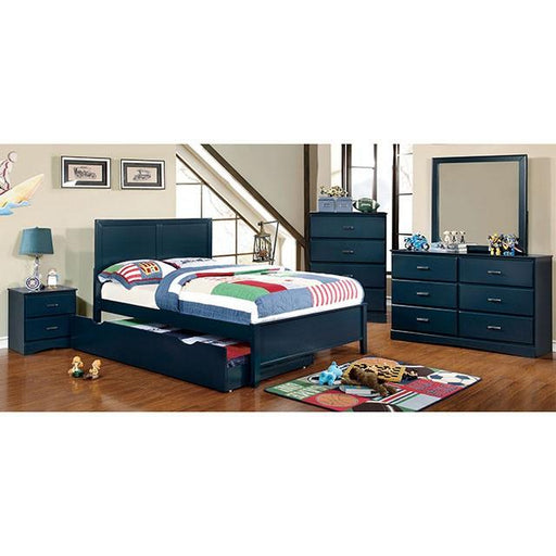 PRISMO Blue Trundle - In Home Furniture (San Antonio, TX)