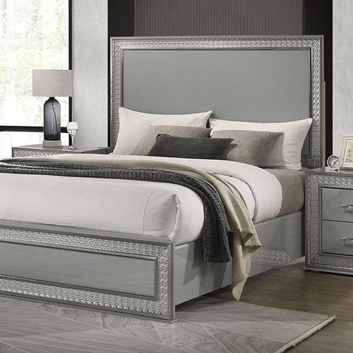 Cassiopeia Queen Bedroom Set Squre & Circular - In Home Furniture (San Antonio, TX)